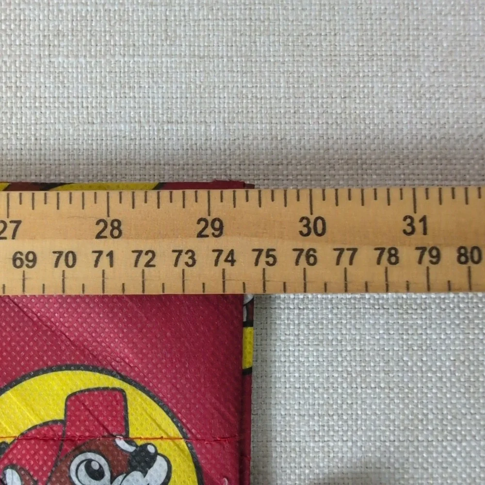 Buc-ee's Logo Drawstring Storage Gift Bag Large Red Beaver Print 29 x 41